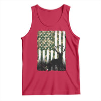 Deer Hunting Tank Top American Flag Camo Gift - Wonder Print Shop