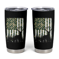 Deer Hunting Tumbler Cup American Flag Camo Gift