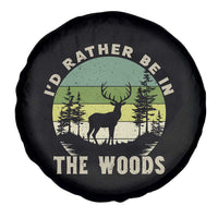 Hunting Season Spare Tire Cover I Would Rather Be In The Woods - Wonder Print Shop