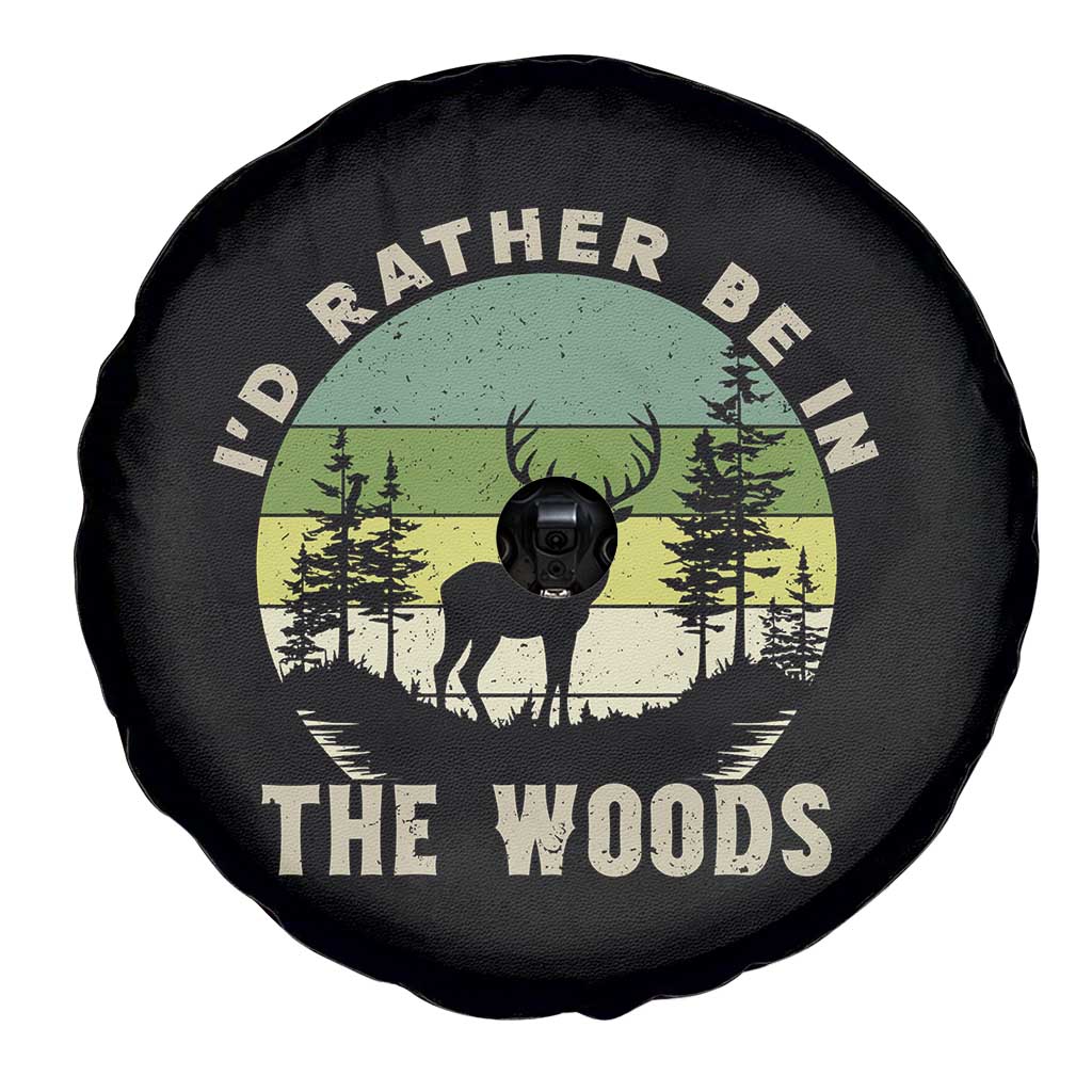 Hunting Season Spare Tire Cover I Would Rather Be In The Woods - Wonder Print Shop