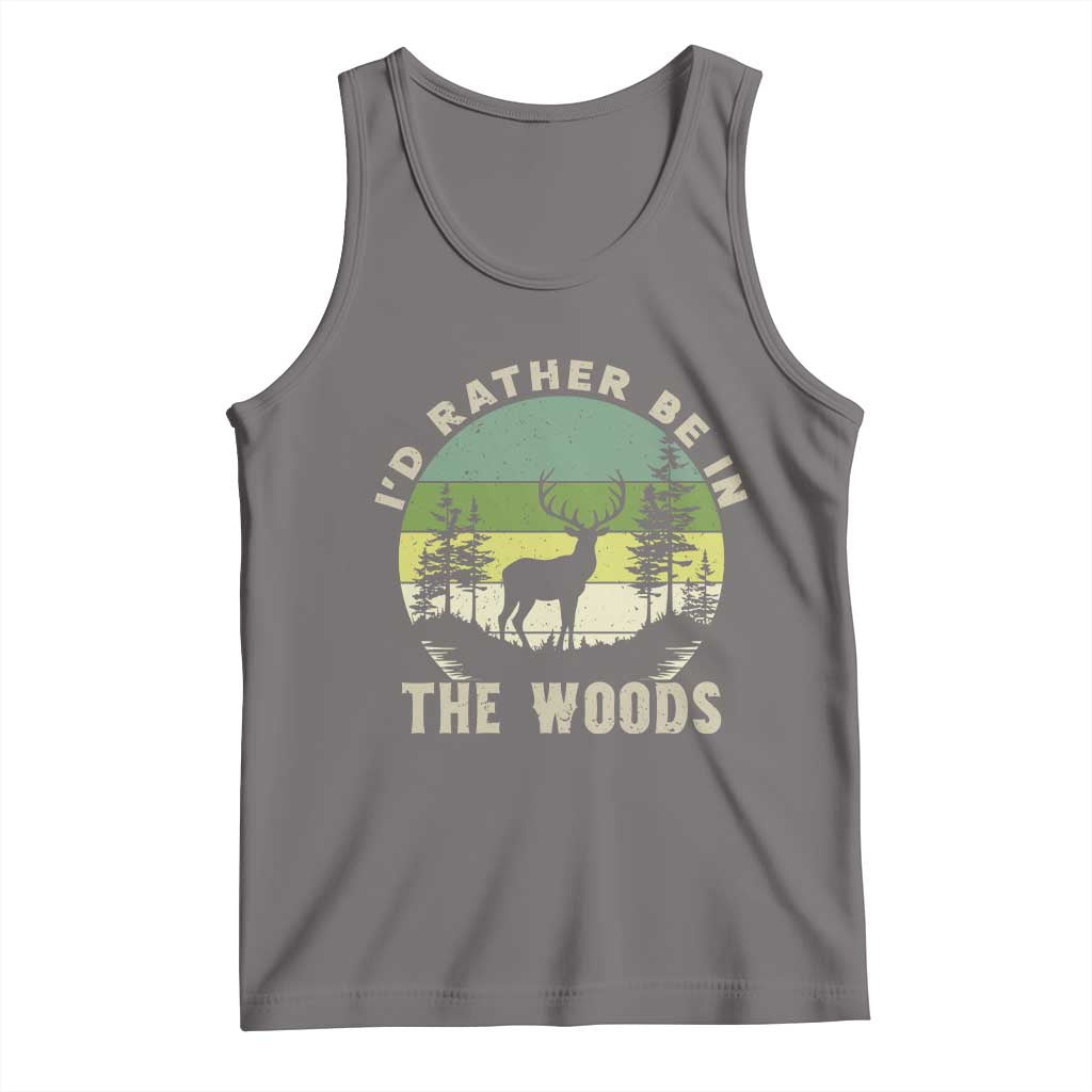Hunting Season Tank Top I Would Rather Be In The Woods - Wonder Print Shop