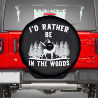 I Would Rather Be In The Woods Spare Tire Cover Deer Hunter Gift - Wonder Print Shop