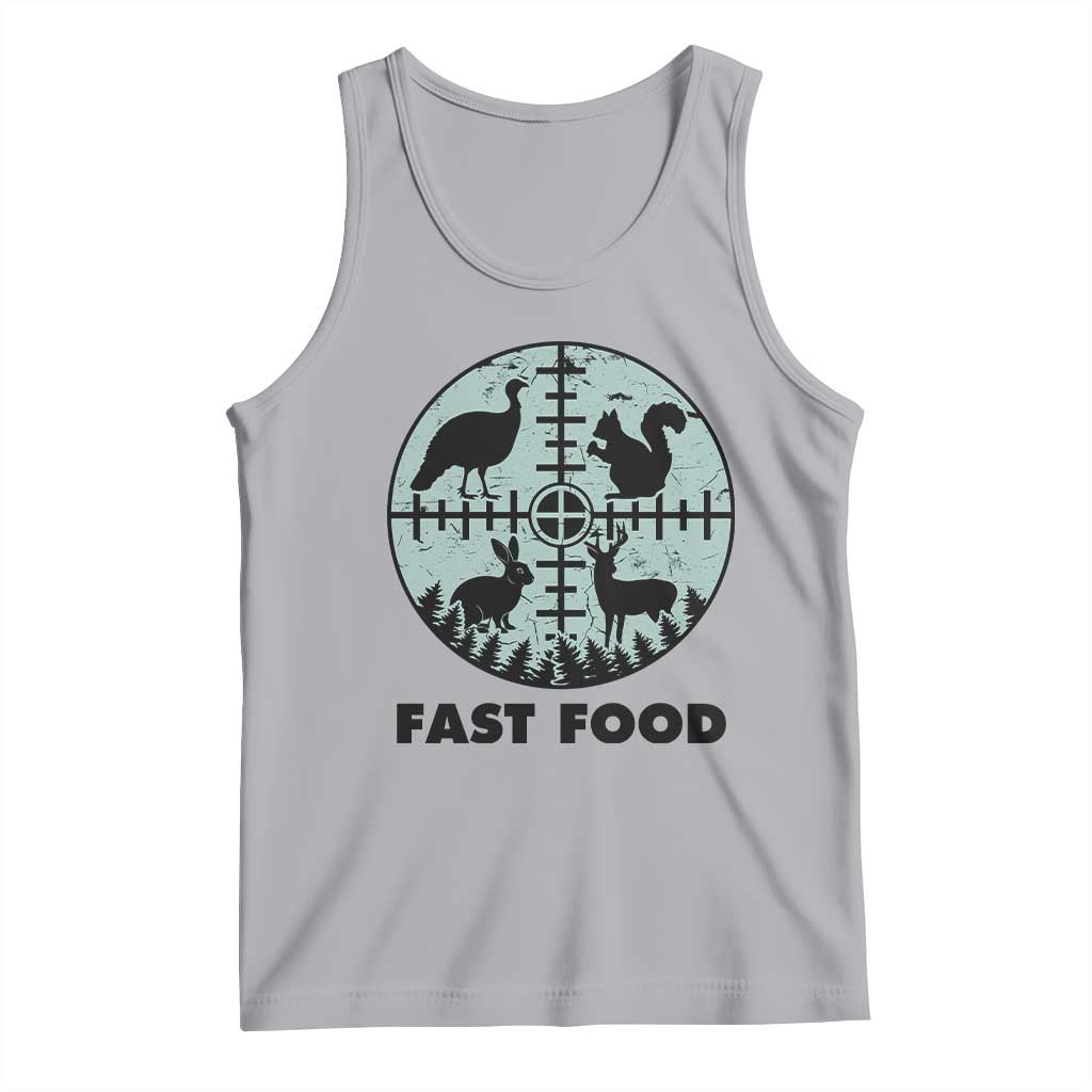 Funny Hunter Joke Tank Top Hunting Fast Food Animals - Wonder Print Shop