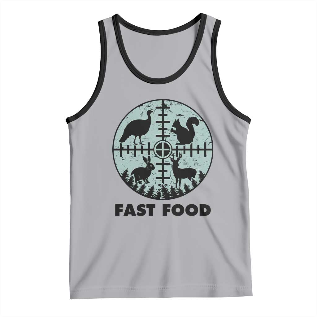 Funny Hunter Joke Tank Top Hunting Fast Food Animals - Wonder Print Shop