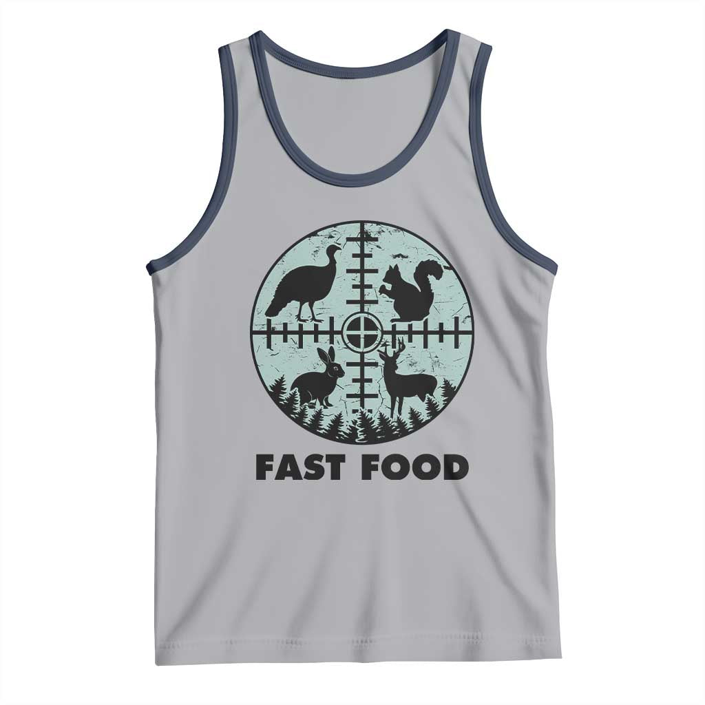 Funny Hunter Joke Tank Top Hunting Fast Food Animals - Wonder Print Shop