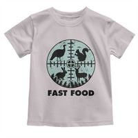 Funny Hunter Joke Toddler T Shirt Hunting Fast Food Animals - Wonder Print Shop