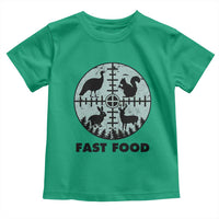 Funny Hunter Joke Toddler T Shirt Hunting Fast Food Animals - Wonder Print Shop