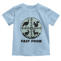Funny Hunter Joke Toddler T Shirt Hunting Fast Food Animals - Wonder Print Shop