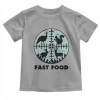 Funny Hunter Joke Toddler T Shirt Hunting Fast Food Animals - Wonder Print Shop