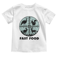 Funny Hunter Joke Toddler T Shirt Hunting Fast Food Animals - Wonder Print Shop