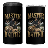 Hunting Lovers Dad Gift 4 in 1 Can Cooler Tumbler Master Baiter