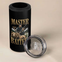 Hunting Lovers Dad Gift 4 in 1 Can Cooler Tumbler Master Baiter