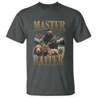 Hunting Lovers Dad Gift T Shirt Master Baiter - Wonder Print Shop