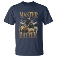Hunting Lovers Dad Gift T Shirt Master Baiter - Wonder Print Shop