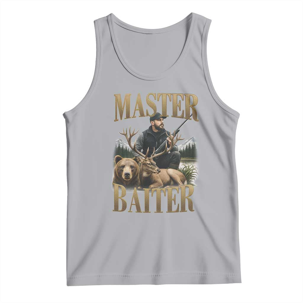 Hunting Lovers Dad Gift Tank Top Master Baiter - Wonder Print Shop