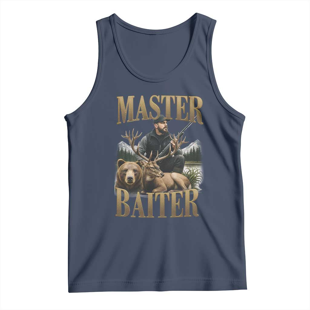 Hunting Lovers Dad Gift Tank Top Master Baiter - Wonder Print Shop