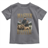 Hunting Lovers Dad Gift Toddler T Shirt Master Baiter - Wonder Print Shop