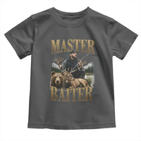 Hunting Lovers Dad Gift Toddler T Shirt Master Baiter - Wonder Print Shop