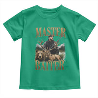 Hunting Lovers Dad Gift Toddler T Shirt Master Baiter - Wonder Print Shop