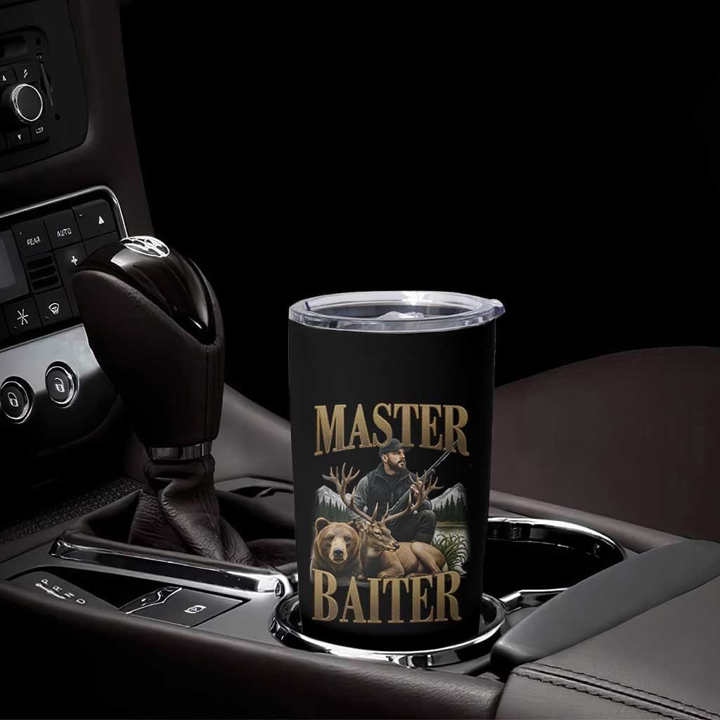 Hunting Lovers Dad Gift Tumbler Cup Master Baiter