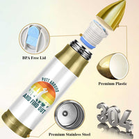 Putt Around And Find Out Bullet Tumbler Funny Golf Player Gift - Wonder Print Shop