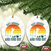 Putt Around And Find Out Ceramic Ornament Funny Golf Player Gift - Wonder Print Shop