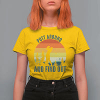 Putt Around And Find Out T Shirt For Women Funny Golf Player Gift - Wonder Print Shop