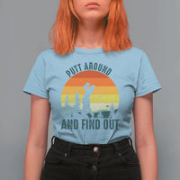 Putt Around And Find Out T Shirt For Women Funny Golf Player Gift - Wonder Print Shop