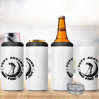 Putt Around And Find Out 4 in 1 Can Cooler Tumbler Funny Golf Lover Gift - Wonder Print Shop