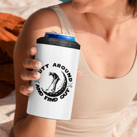 Putt Around And Find Out 4 in 1 Can Cooler Tumbler Funny Golf Lover Gift - Wonder Print Shop