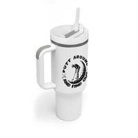 Putt Around And Find Out Tumbler With Handle Funny Golf Lover Gift - Wonder Print Shop