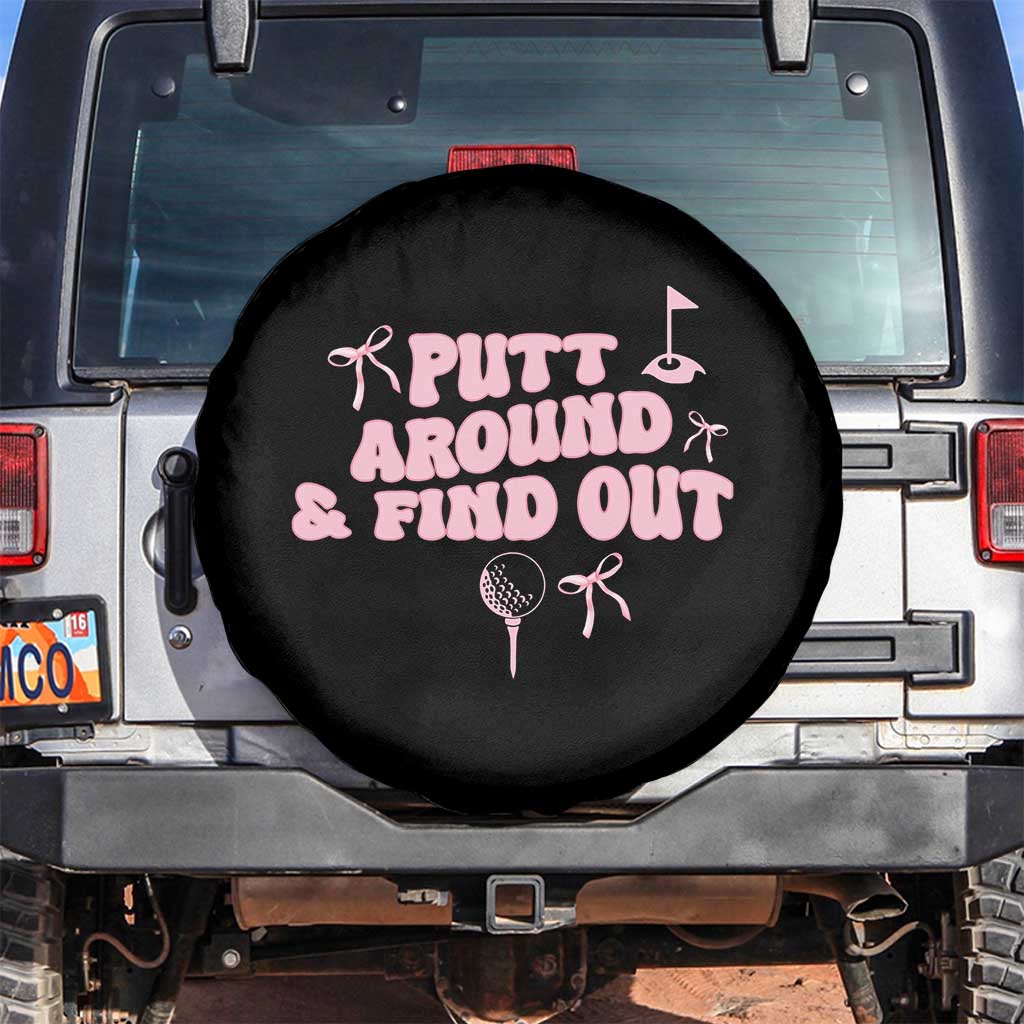 Funny Golf Gift For Women Spare Tire Cover Putt Around And Find Out - Wonder Print Shop