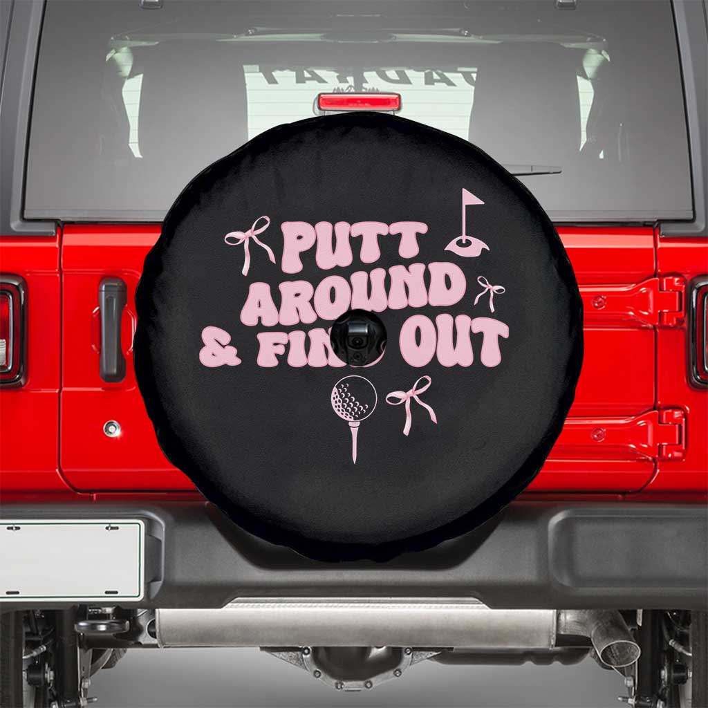 Funny Golf Gift For Women Spare Tire Cover Putt Around And Find Out - Wonder Print Shop