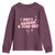 Funny Golf Gift For Women Youth Sweatshirt Putt Around And Find Out - Wonder Print Shop