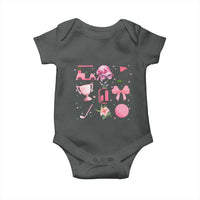 Womens Golf Lover Baby Onesie Cute Pink Bow Golf Sports Gift - Wonder Print Shop