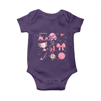 Womens Golf Lover Baby Onesie Cute Pink Bow Golf Sports Gift - Wonder Print Shop