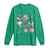 Womens Golf Lover Long Sleeve Shirt Cute Pink Bow Golf Sports Gift - Wonder Print Shop