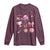 Womens Golf Lover Long Sleeve Shirt Cute Pink Bow Golf Sports Gift - Wonder Print Shop