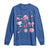 Womens Golf Lover Long Sleeve Shirt Cute Pink Bow Golf Sports Gift - Wonder Print Shop