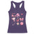 Womens Golf Lover Racerback Tank Top Cute Pink Bow Golf Sports Gift - Wonder Print Shop