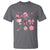 Womens Golf Lover T Shirt Cute Pink Bow Golf Sports Gift - Wonder Print Shop