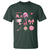 Womens Golf Lover T Shirt Cute Pink Bow Golf Sports Gift - Wonder Print Shop