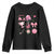 Womens Golf Lover Youth Sweatshirt Cute Pink Bow Golf Sports Gift - Wonder Print Shop