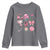 Womens Golf Lover Youth Sweatshirt Cute Pink Bow Golf Sports Gift - Wonder Print Shop