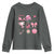Womens Golf Lover Youth Sweatshirt Cute Pink Bow Golf Sports Gift - Wonder Print Shop