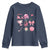 Womens Golf Lover Youth Sweatshirt Cute Pink Bow Golf Sports Gift - Wonder Print Shop