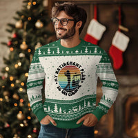 My Retirement Plan Is On Course Ugly Christmas Sweater Retired Golfer Gift - Wonder Print Shop