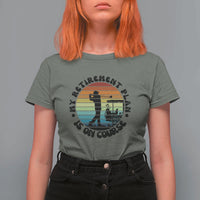 My Retirement Plan Is On Course T Shirt For Women Retired Golfer Gift - Wonder Print Shop