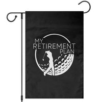 Funny Retirement Golf Garden Flag Saying Golfing Gift - Wonder Print Shop