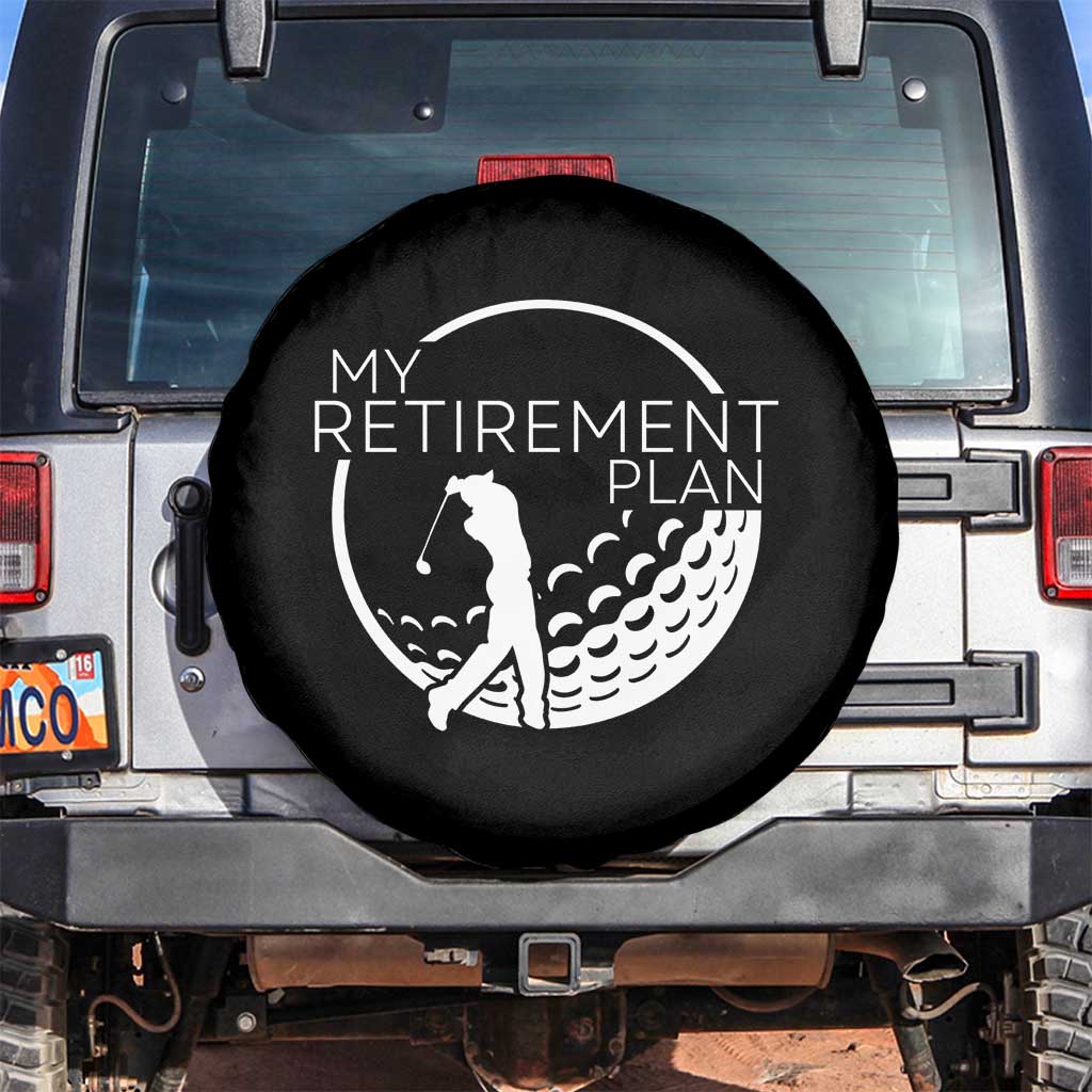 Funny Retirement Golf Spare Tire Cover Saying Golfing Gift - Wonder Print Shop